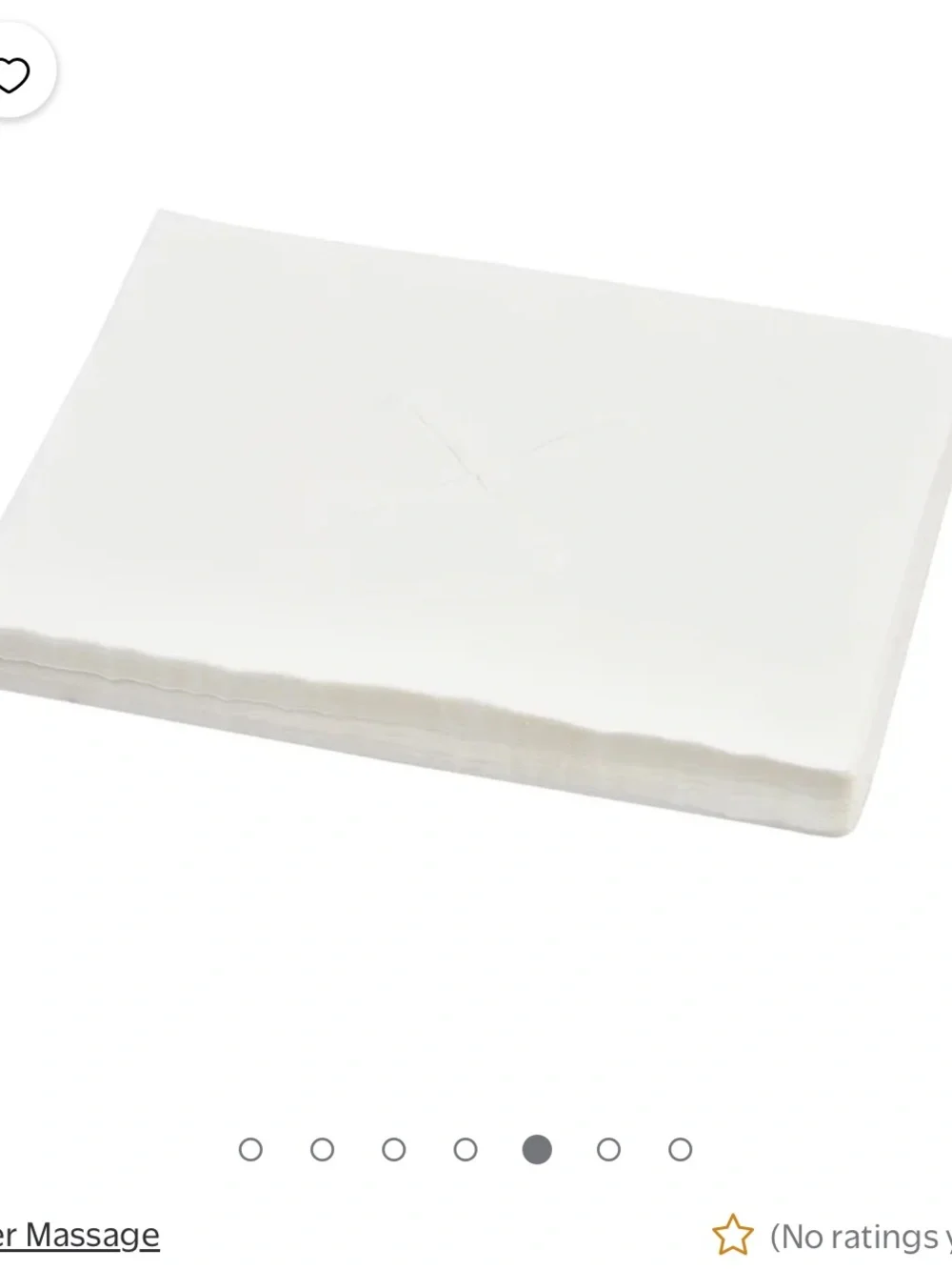 Portable Massage Table Face Cradle Cover - White 100 Pieces